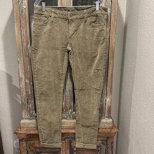 Patagonia Women's Corduroy Pants in Olive Green